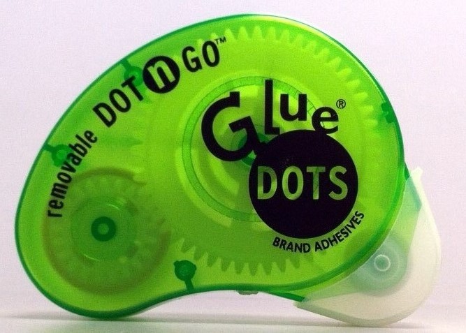 Glue dots on a handy dispenser for arts & crafts - Glue Sticks, Guns, Dots  & Hot Melt Adhesives UK