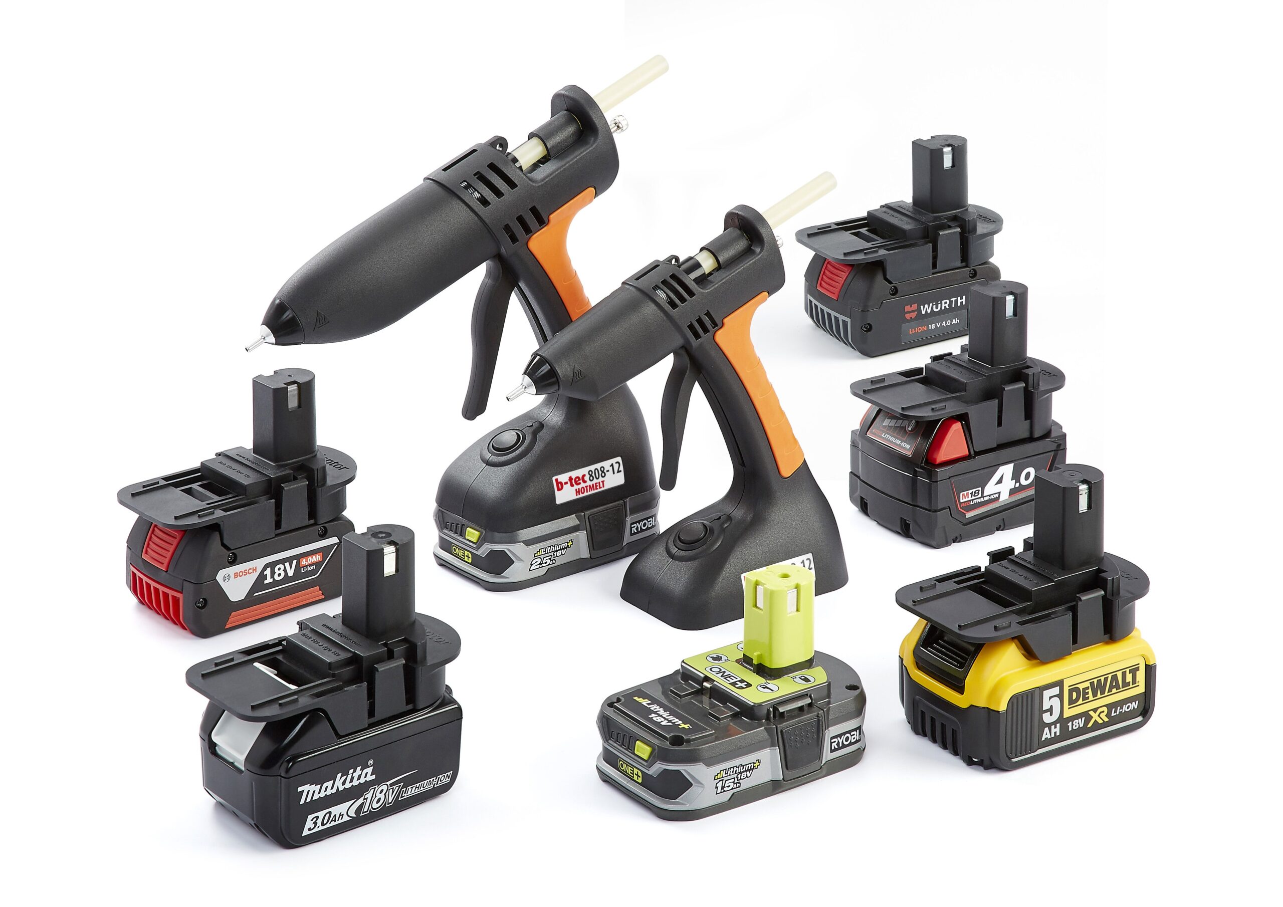 New B-Tec battery operated glue guns - Cordless hot melt solutions