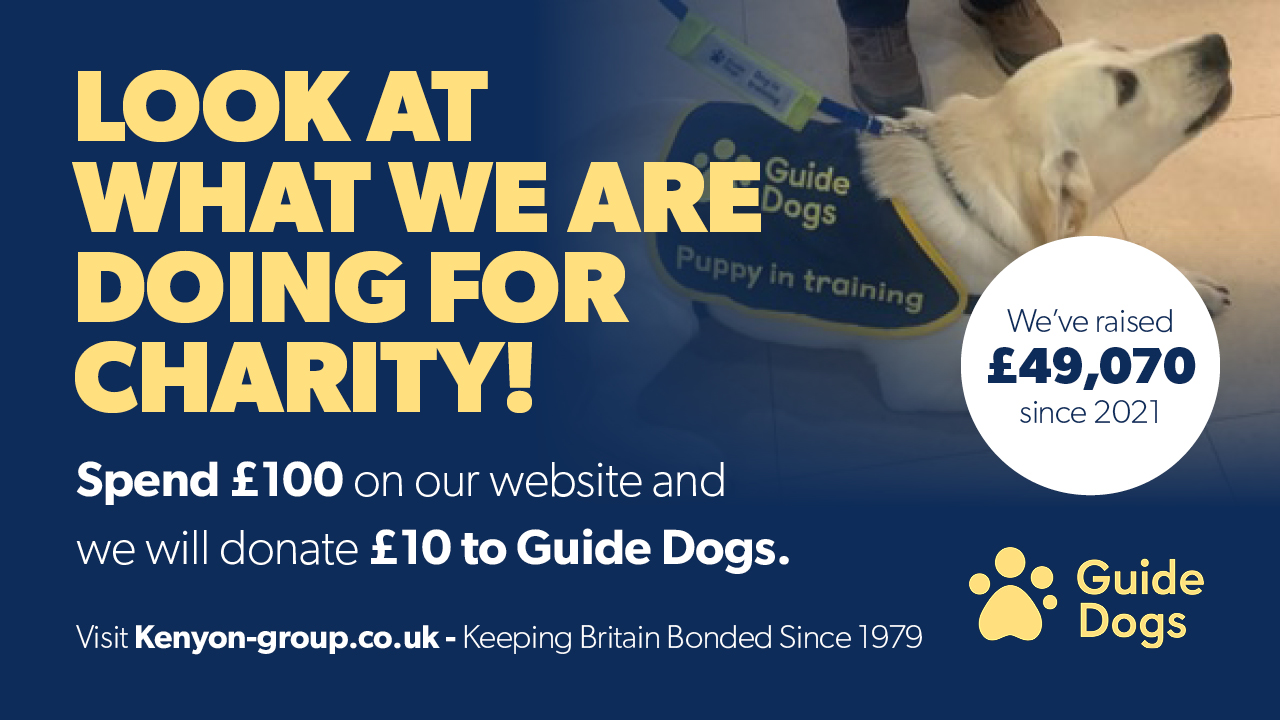 Looking at what we are doing for Guide Dogs Glue Sticks, Guns, Dots