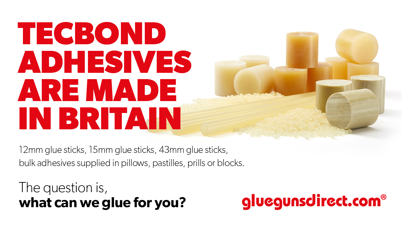 Tecbond Glue stick glossary Glue Sticks, Guns, Dots & Hot Melt