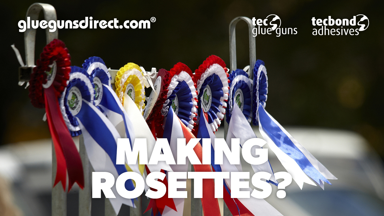 Have you won a rosette; chances are its glued with Tecbond glue sticks